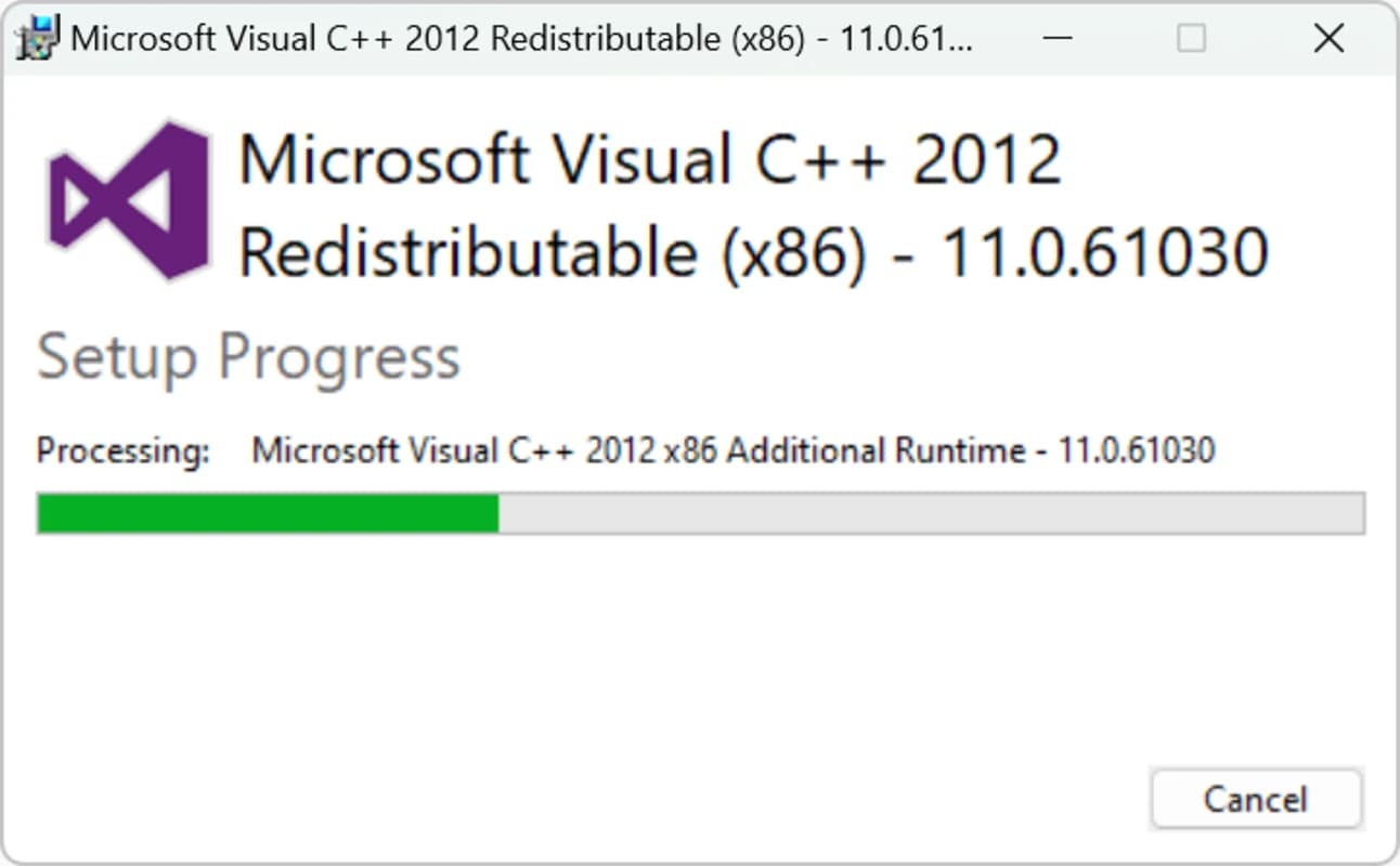 Visual C++ Redistributable Runtimes All-in-One